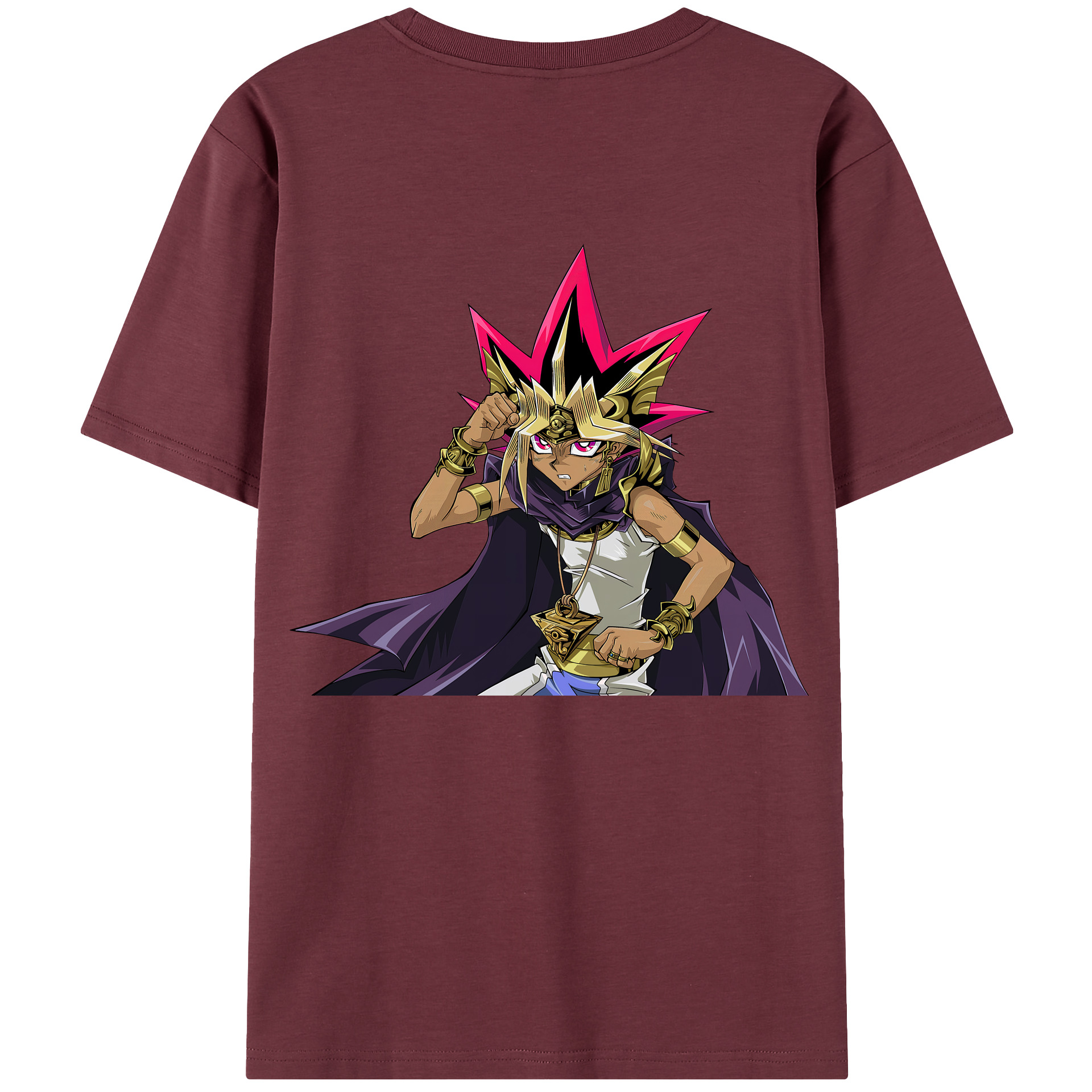 （画像用） 遊☆戯☆王 Yu-Gi-Oh! 綿100％半袖Tシャツ（背面プリント）